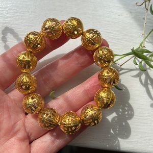 Lisi Lerch gold ball stretch bracelet